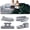 Grey-fluorescent, variant on OLAKIDS Modular Kids Play Couch, 10PCS Toddler Creative Sectional Fort Building Sofa for Playroom, Bedroom, Children Convertible Soft Foam Furniture Playset Floor Cushion Boys Girls
