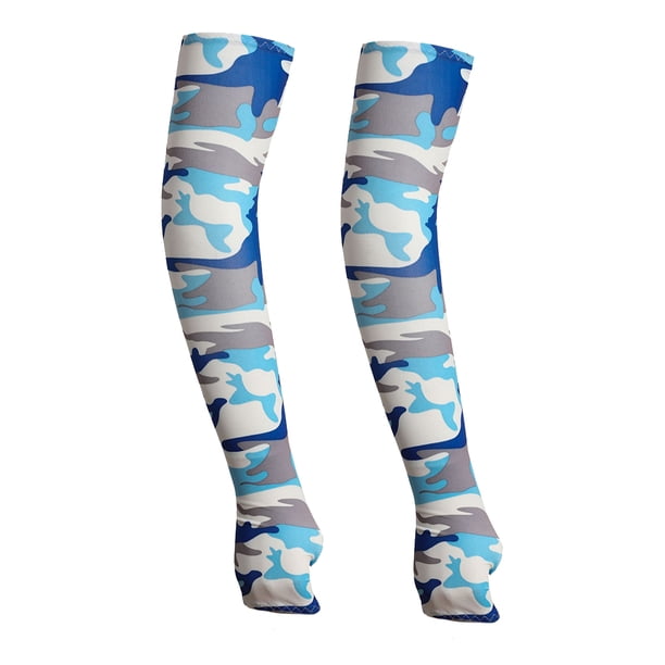 Sonducket Brazo Sol Protección Ocultar Guardia transpirable Ropa deportiva Deportes al aire libre Mangas de fitness para correr Pesca Ciclismo Ciclismo camuflaje cielo azul Sonducket OD021038-13
