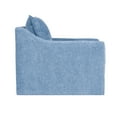 thumbnail image 3 of New Classic Furniture Sylvie Polyester Fabric Swivel Chair in Blue Slate, 3 of 6
