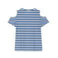 thumbnail image 6 of hengsof Girls Summer Fashion Striped Printed Short Sleeve Cotton T-Shirt Children Sweet Casual Pullover Crew Neck Casual Top, 6 of 8