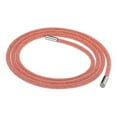 thumbnail image 1 of Unique Bargains 1.5 Yard 6 mm Rhinestone Tube Rope Diamond String for Trouser Drawstring Sweaters White Mesh Orange Diamond, 1 of 5