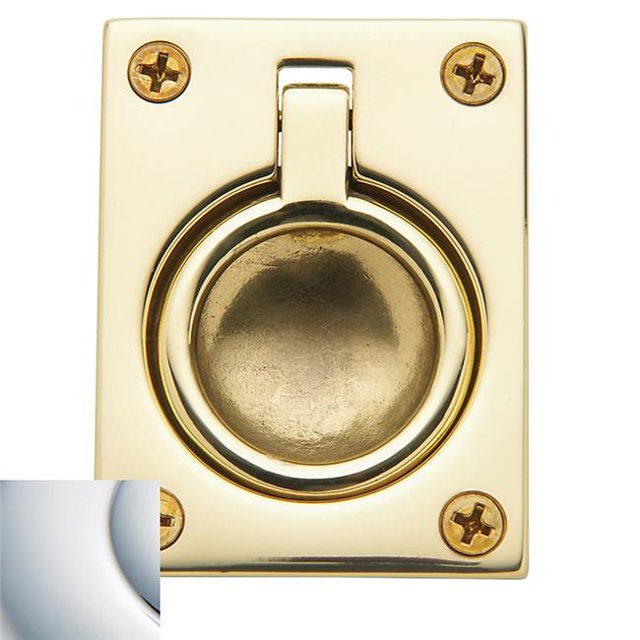 0 Anneau de Chasse d'Eau Pull&44; Chrome Poli
