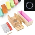 thumbnail image 2 of Soap Making Tool Kit Wood Soap Loaf Cutter Mold Adjustable+Straight Knife, 2 of 12