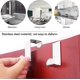 thumbnail image 4 of Stainless Steel Over Door Hanger Over Door Hooks Z-shaped Reversible Hanging, 4 of 5