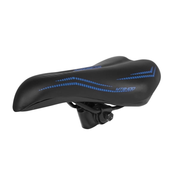 Asiento Bicicleta Montaña MTB-100 Negro/Azul Broche FORZA FORZA ASIFOR0056