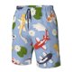 thumbnail image 4 of Balery Colorful Koi Fish Traje de Baño Estilo Hawaiano para Hombre, Shorts de Secado Rápido con Bolsillos-3X-Large, 4 of 6