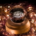 thumbnail image 4 of CAROOTU Music Box Wooden Base Castle in the Sky Laputa Theme Luminous Rotating 3D, 4 of 4