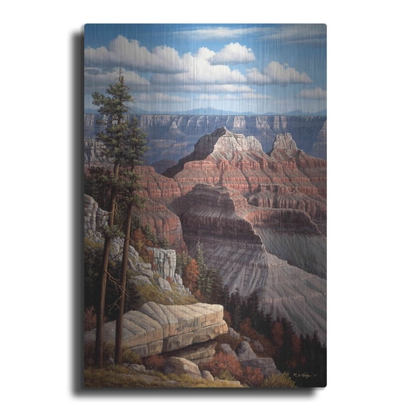 Luxe Metal Art 'A Time For Peace' by R. Hed, Metal Wall Art, 24"x36"