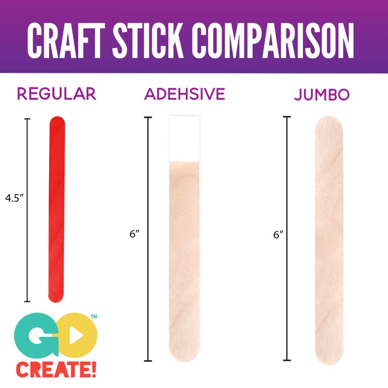 1800 PCS Colored Popsicle Sticks, 4.5 Inch, Rainbow Colored Wood Craft  Sticks, Popsicle Sticks for Crafts, Art Supplies, DIY Craft Creative  Designs