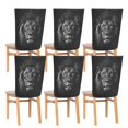 thumbnail image 6 of Decorative Chair Back Cover One Size x6 Chair Cover Dining Chair Slipcovers Chair Back Decoration Festival Chair Decoration Beautiful Tiled Lion, 6 of 6