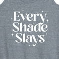 thumbnail image 3 of Instant Message - Every Shade Slays - Women's Racerback Tank Top, 3 of 6