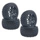 thumbnail image 2 of Juego de 4 neumáticos hexagonales de 12 mm para Wltoys 124018 124019 1/14, accesorio para vehículo de control Negro, 2 of 6