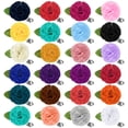 thumbnail image 1 of Uxcell 24-Pack Pin de solapa para hombres, broches de flores hechos a mano de 2.56" para trajes de hombres, boutonnieres formales para caballeros/bodas/novios/tuxedos/corsages/accesorios [Multicolor], 1 of 1