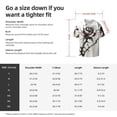 thumbnail image 5 of Fotbe Black And White Rose Camisa Estampada de Manga Corta para Hombre, Casual de Verano, Estilo Playero, Sin Arrugas-3X-Large, 5 of 5