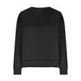 thumbnail image 4 of Tumotour Sweatshirt For Women Long Sleeve Shirts Tunic Tops Solid Color Crewneck Sweatshirts, 4 of 9