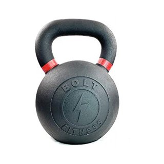 NewMe Fitness Strength Training Kettlebell Handle for Weight Plates, Silver  