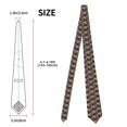 thumbnail image 2 of Fotbe Burning Rugby Balls Corbata Clásica para Hombre con Estampado – Corbata de Seda Jacquard Tejida, para Negocios, Bodas y Eventos Formales, 2 of 7