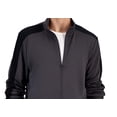 thumbnail image 3 of Ideology Mens Regular Fit Moisture Wicking Zip-Up Jacket Black Size M, 3 of 3