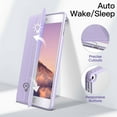 thumbnail image 5 of JETech Case for iPad Mini 5/4 (7.9-Inch 2019/2015 Model) with Pencil Holder, Clear Transparent Back Shell Slim Stand Shockproof Tablet Cover, Auto Wake/Sleep (Light Purple), 5 of 7