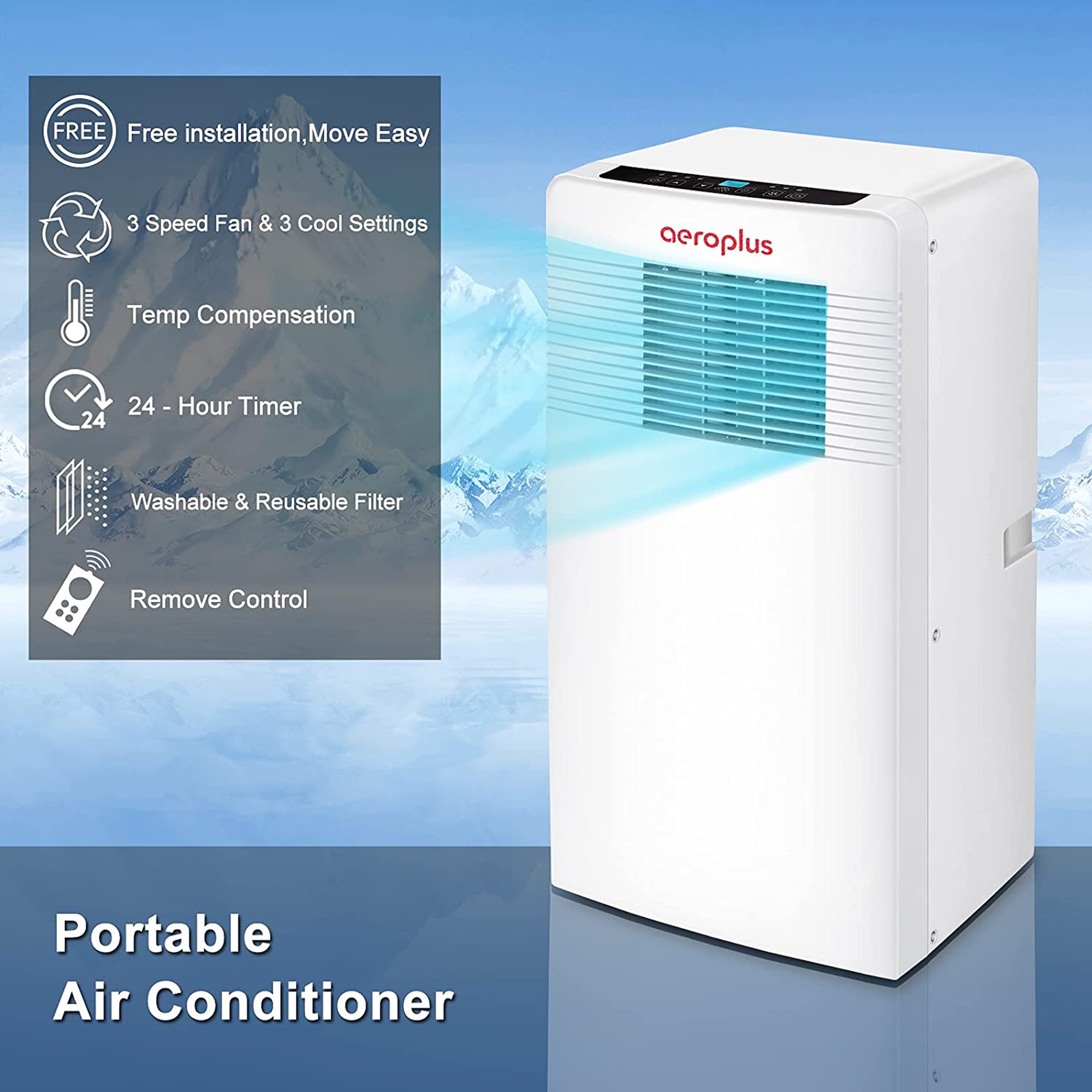 8000 BTU Portable Air Conditioner 