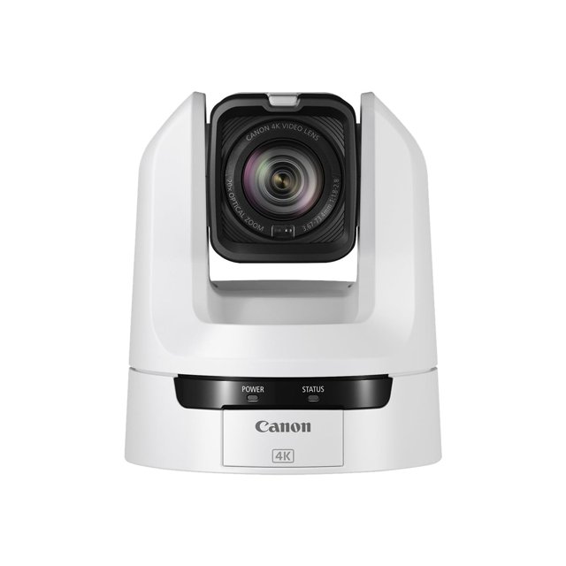 Canon CR-N100 4K PTZ Camera with 20x Optical Zoom, NDI Streaming Camera, White (International Model)