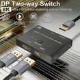 thumbnail image 1 of Conmutador Dp Displayport 1,4 versión uno a dos divisor 2-in 1-out 8k interruptor de interconversión bidireccional, 1 of 2