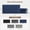 Blue Linen Fabric-6, variant on Blue Freestanding Linen Headboard 24x12 Inch 6-panel Kit - Lightweight Portable Design For Queen Beds  Quick Setup Solution