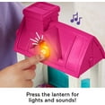 thumbnail image 3 of Fisher-Price Little People Barbie Horse Stable Toddler Playset with Light Sounds & 7 Pieces, 3 of 6