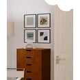 thumbnail image 4 of HAUS AND HUES Solid Oak Wood 12”x12” Picture Frames Matted to 8”x8” Set of 4-12x12 Black Square Frames, Black Wood Picture Frames, Black Picture Frames for Wall, 12 x 12 Frames, Square Picture Frames, 4 of 6