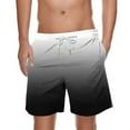 thumbnail image 2 of Mens Elástico Pantalones Cortos Deportivos Pantalones de Playa con Cordón de Bolsillo, de Rodilla Impresa Casual para Primavera Verano Al Aire Libre Y Diario, 2 of 7