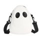 thumbnail image 3 of Bolso pequeño de PU de moda para mujer con costuras de colores contrastantes y diseño divertido y lindo de fantasma de demonio con personalidad divertida de moda europea y americana, 3 of 6