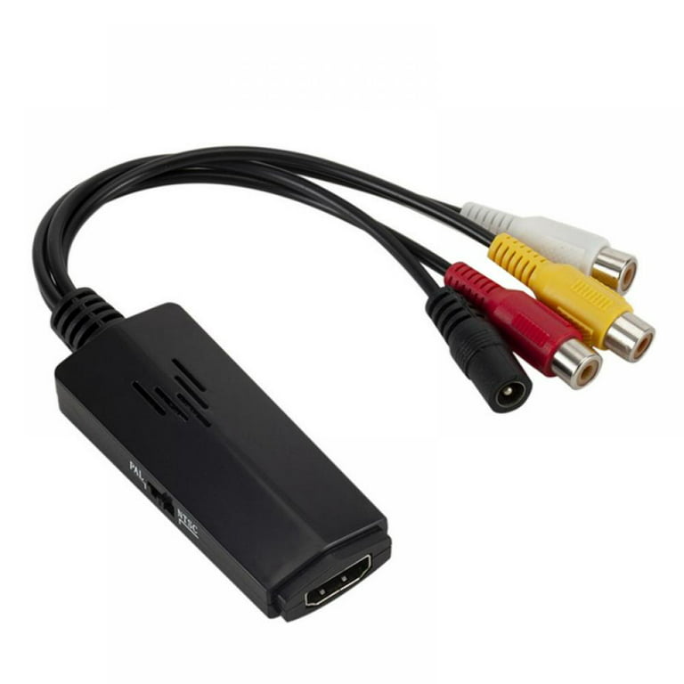 Adaptador HDMI a RCA para TV más antiguos - Fire Stick, Roku, Apple TV, Mi  Box, Android TV, DVD, Blu-ray