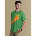 thumbnail image 3 of Halloween Vegetable Carrot Costume Mens T Shirt, 3 of 5