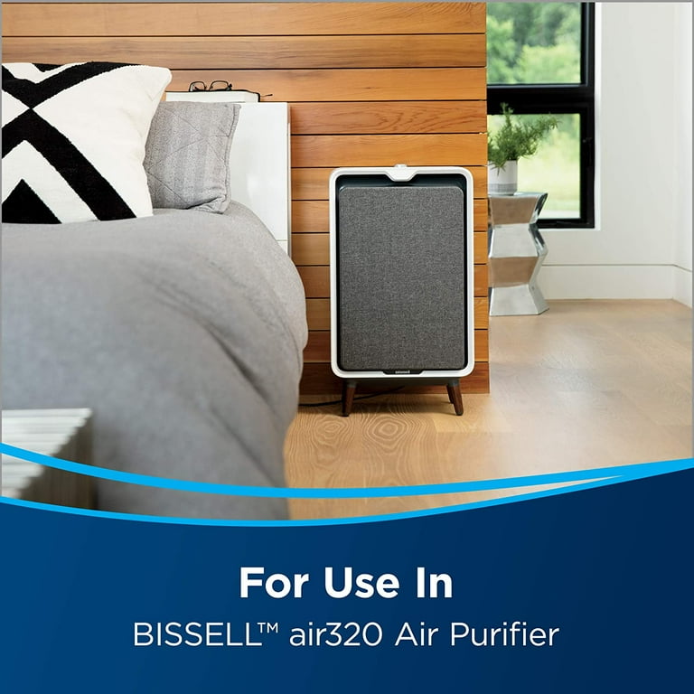 BISSELL Air320 Replacement HEPA Filter Activated Carbon Filter Pack 3314