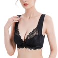 thumbnail image 5 of Sujetador de cierre frontal con encaje floral Lift Stretch 5d Shaping Sujetador sin costuras Push Up Full, 5 of 5