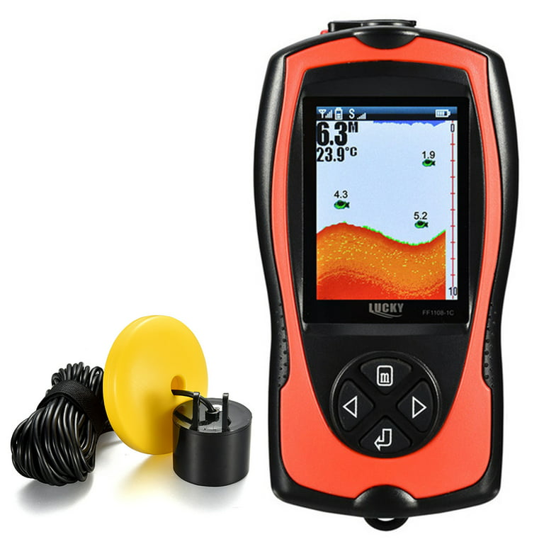 LUCKY FF1108-1CT Portable Fish Finder 100M/300FT Depth Fish Alarm Wired  Fish Detector