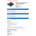 thumbnail image 2 of Washer Pump - Compatible with 1970 - 1983 Chevy Monte Carlo 1971 1972 1973 1974 1975 1976 1977 1978 1979 1980 1981 1982, 2 of 2