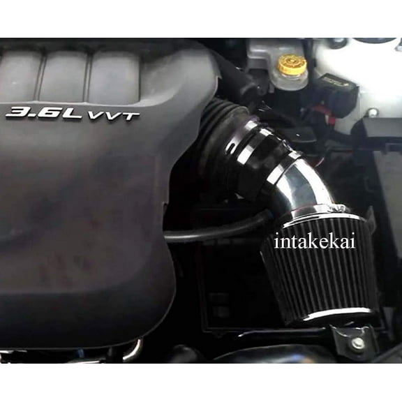 2011 2012 2013 2014 2015 DODGE JOURNEY 3.6 & 2011 2012 2013 2014 DODGE AVENGER CHRYSLER 200 3.6L V6 ENGINE AIR INTAKE KIT SYSTEMS (BLACK)