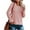 Pink, variant on EGNMCR Sweaters for Women Women's Round- Neck Recreational Pullover Knitting Sweater Long Sleeve Tops