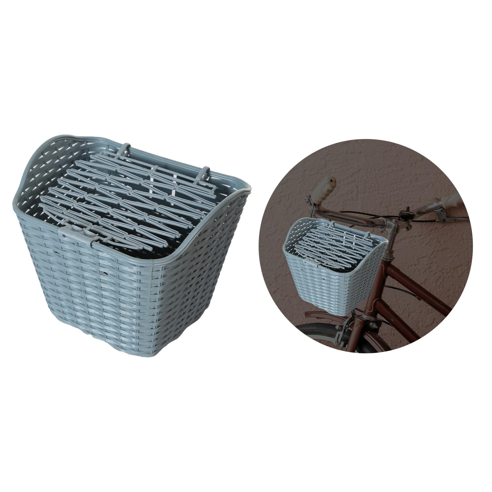 Front Basket with Cover Bike Basket for Outdoors Cycling Accessories Gray