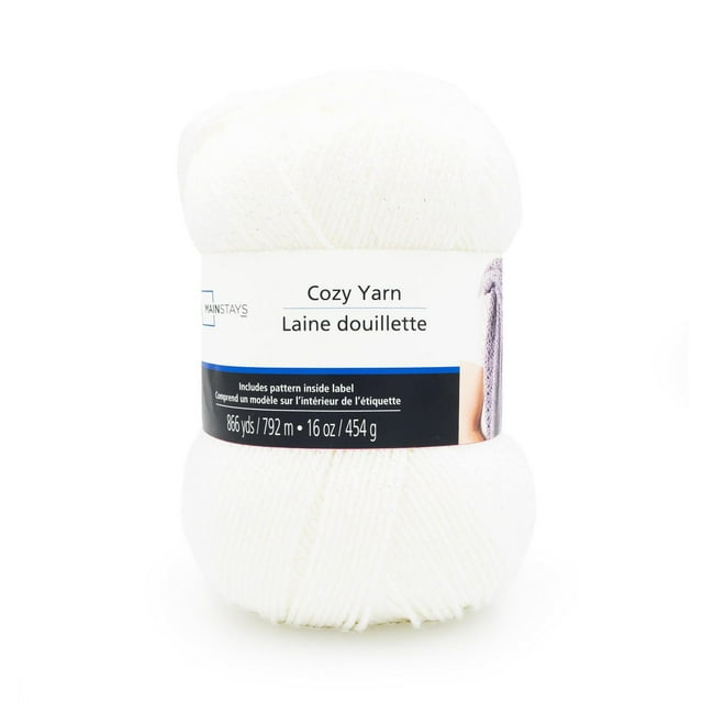 Mainstays Cozy Coquelicot Fil Acrylique Moyen 1 Pelote