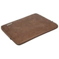 thumbnail image 3 of RAINYEAR 15 Inch Laptop Sleeve PU Suede Leather Case Protective Cover Water Resistant Carrying Bag Compatible with New 15.4 MacBook Pro Touch Bar Specially for Model A1938 A1707 A1990 (Brown), 3 of 7