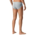 thumbnail image 3 of INSPIRE CHIC Men's Underwear Solid Color Elastic Waist Soft Comfortable Briefs 36 Light Gray, 3 of 5