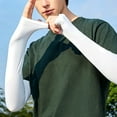 thumbnail image 7 of 14 Pairs Sun Protection Sleeves with Thumb Holes, Sport Arm Sleeves for Women and Men, Cooling Sleeves to Cover Arms, Compression Sleeve Shield Protector for Volleyball Golf Work Driving, 7 of 7