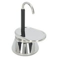 thumbnail image 4 of Mocha Pot, Easy To Carry Single Spout Easy To Use Italian Coffee Maker Coffee Accessory Stainless Steel  for Camping, 4 of 7