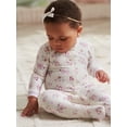 thumbnail image 6 of Gerber Baby Girl Sleep 'n Play Footed Pajamas, 2-Pack (0/3 Months - 6/9 Months), 6 of 13