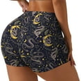thumbnail image 2 of Qekee Snake Sleep Women Workout Shorts, Sports shorts, Scrunch Butt Lifting Gym Shorts, Breathable Soft - X-Large, 2 of 9