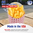 thumbnail image 6 of MT Products Red & White French Fry Holders - 5 oz Scoop Containers - Pack of 50, 6 of 8