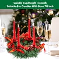 thumbnail image 4 of Lishi Christmas Advent Wreath with Candle Holder & Ribbon, 4 of 7