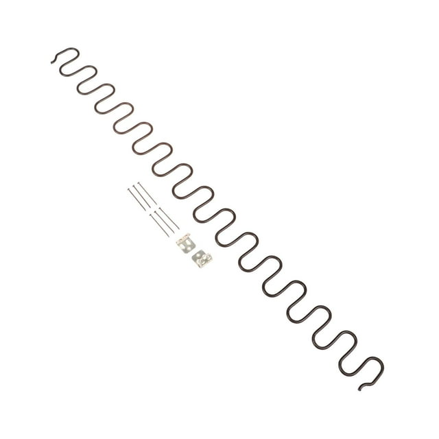 ziyahi Trousse de Ressort de Chaise Réparation Quincaillerie Réparation Longueur Rembourrage 60cm Support de Ressort de Canapé Argent Longueur 65cm
